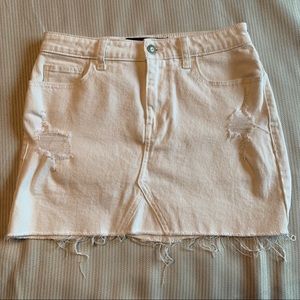 High rise Hollister Jean skirt